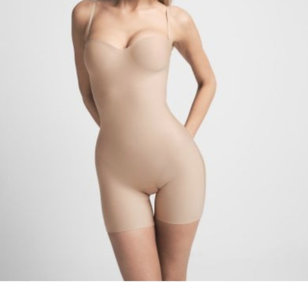 SKIMS Tan Shapewear Bodysuit